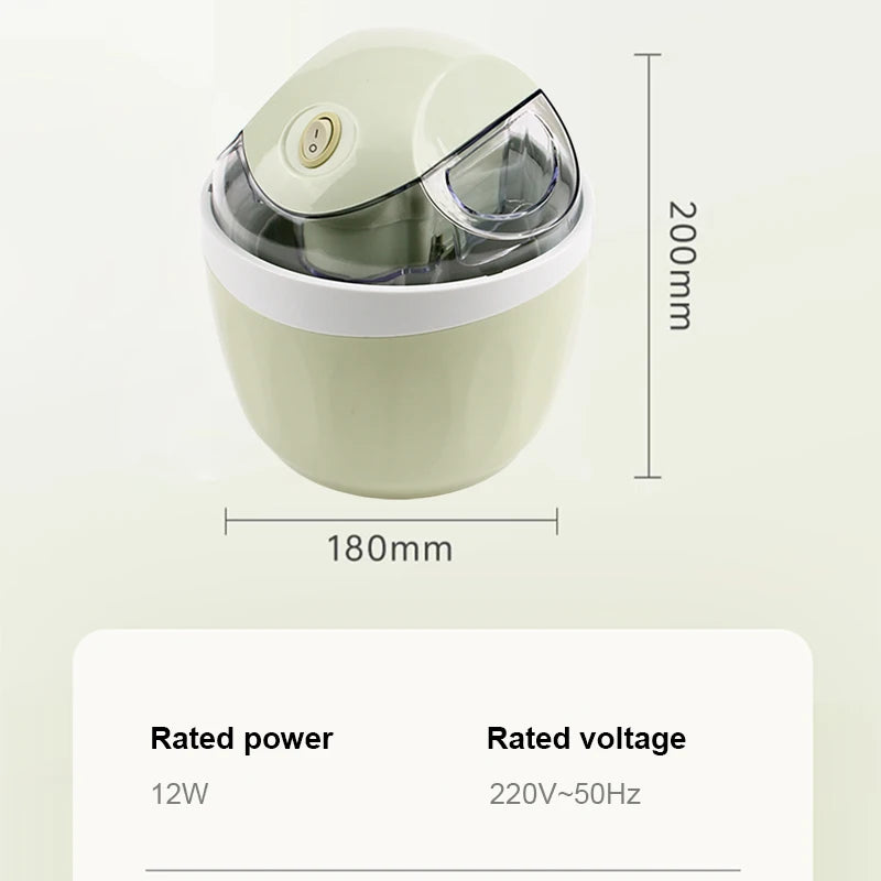 🇨🇦 1L Soft Serve Ice Cream Maker – Automatic Frozen Yogurt, Sorbet & Milkshake Machine