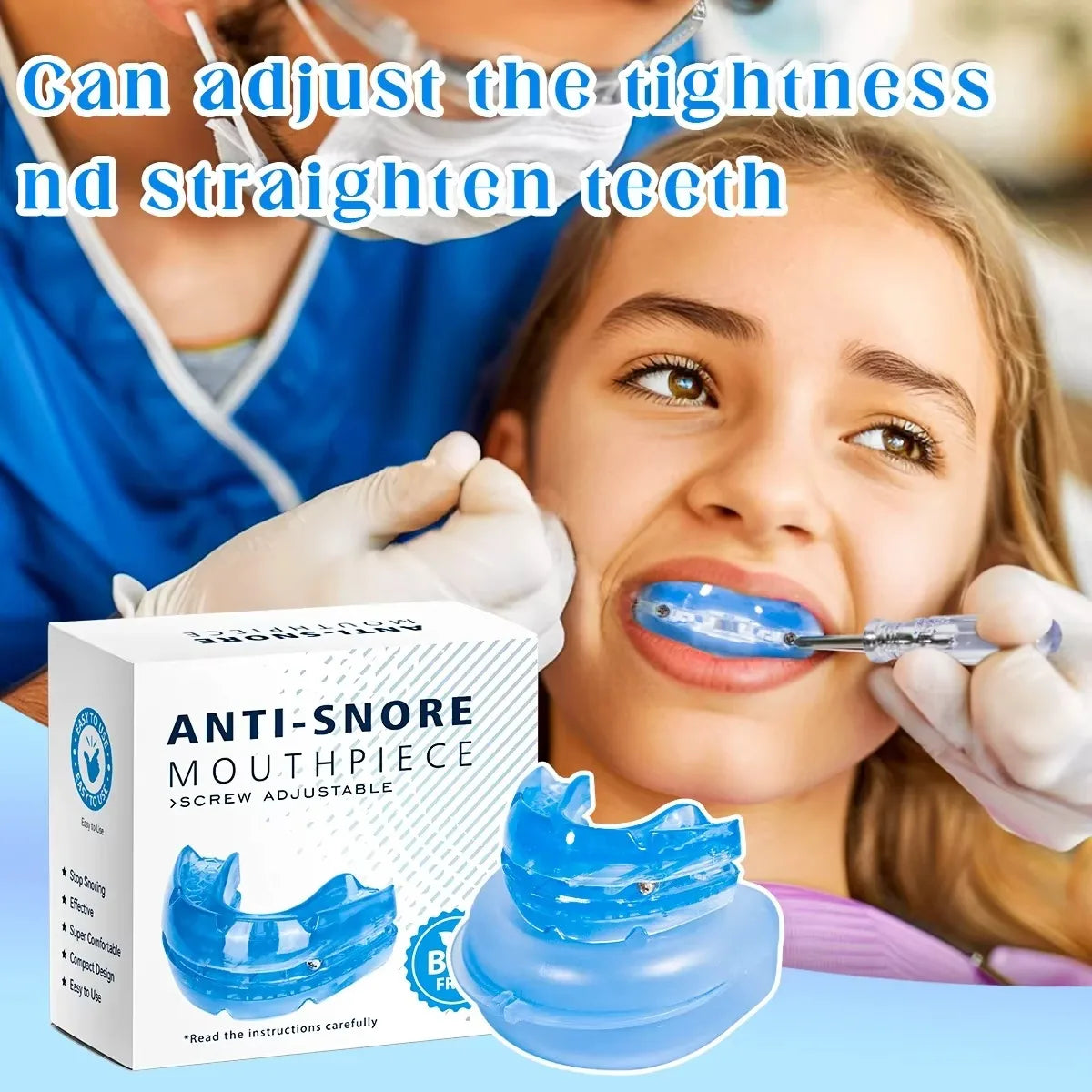 Advanced mandibular orthosis with precise adjustment and soft comfort