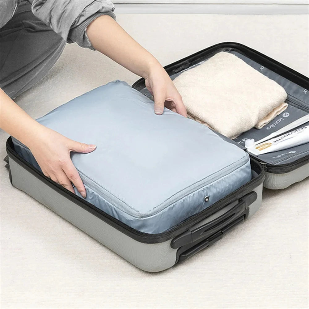 Compression storage bag