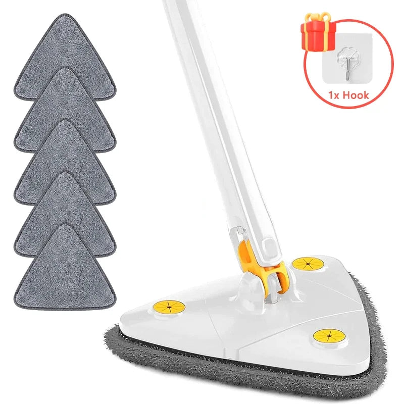 360° rotating triangular broom Powerful self-wringing