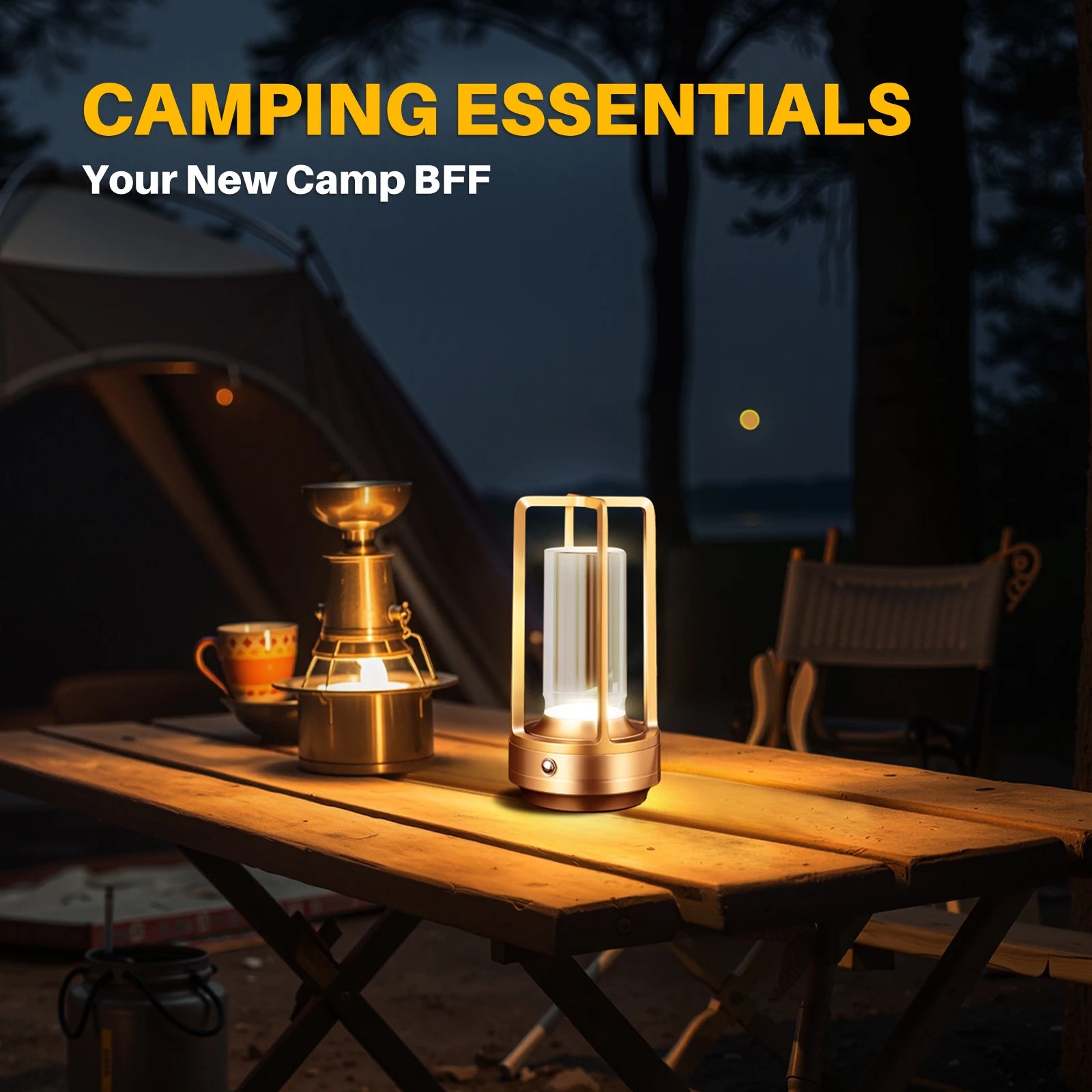 GGbingo Cordless Led Table Lamp Desk Lamps Outdoor Camping Atmosphere Light Restaurant Creative Beside Night Lights