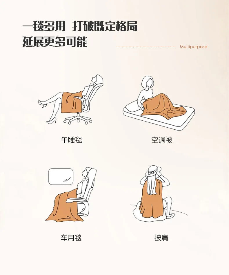 Warm and luxurious fleece blanket