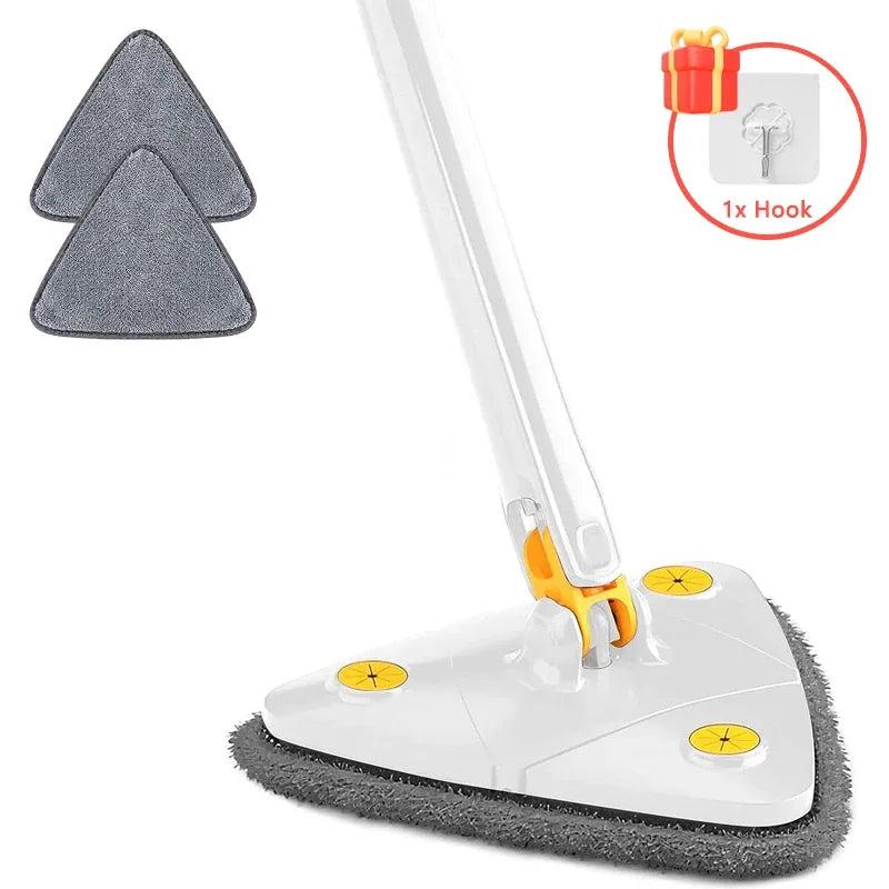 360° rotating triangular broom Powerful self-wringing