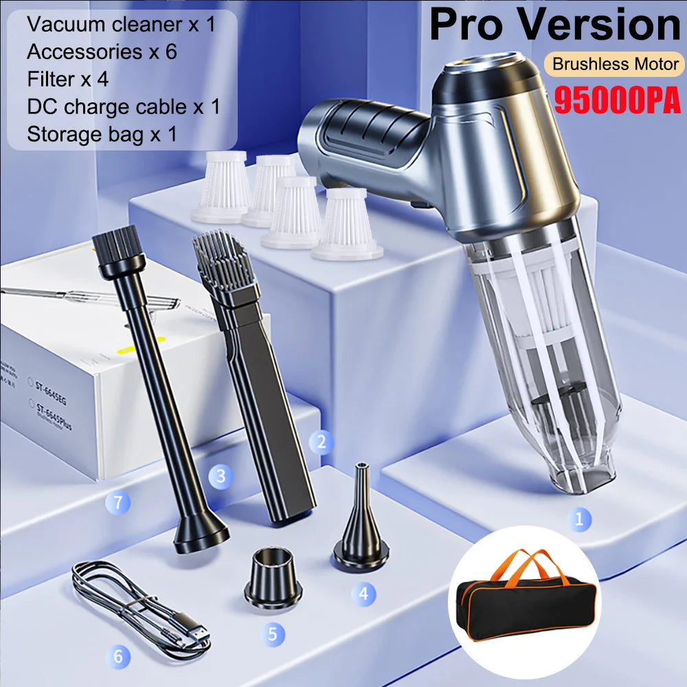Ultimate Cordless Car Vacuum Cleaner - Strong Suction