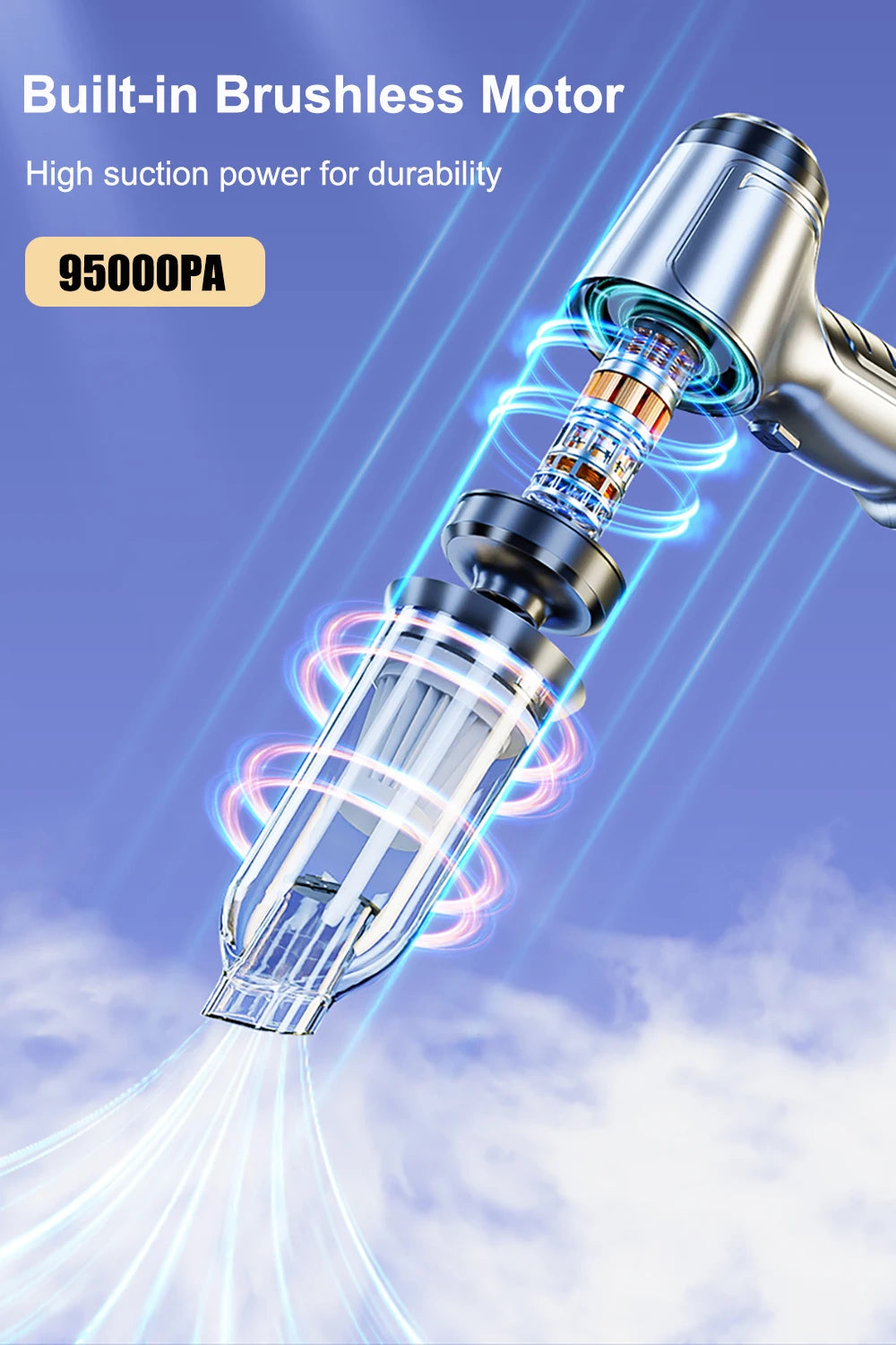 Ultimate Cordless Car Vacuum Cleaner - Strong Suction
