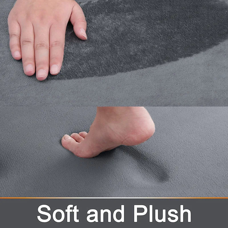 Bathroom Mat Non-slip Bathtub Basin Side Floor Carpet Memory Foam Super Absorbent Shower Room Mats Soft Bath Rug Bathroom Decor