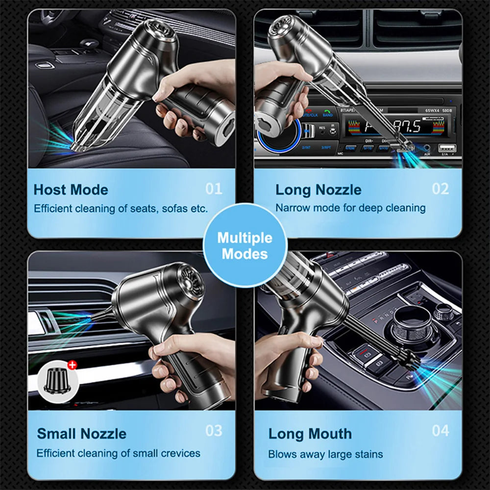 Ultimate Cordless Car Vacuum Cleaner - Strong Suction