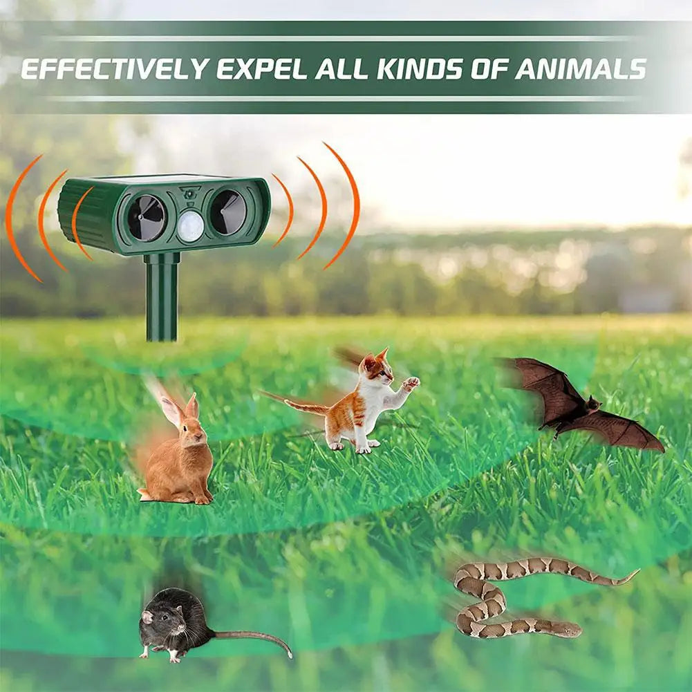 Infrared Solar Powered Animal Pest Repeller