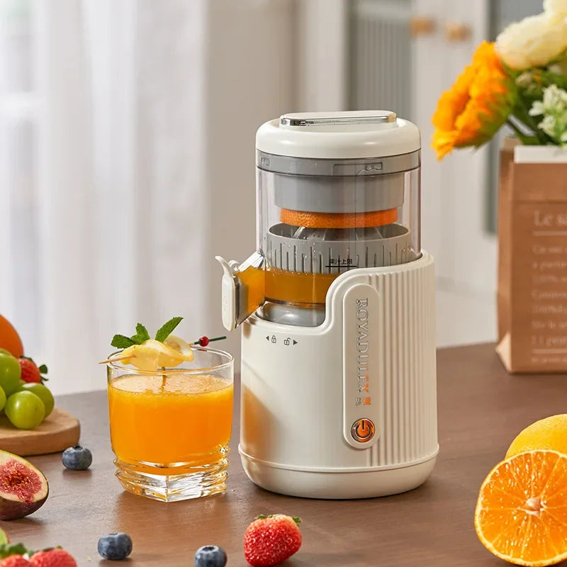 Extra-Large Orange Juicer – Whole Fruit Juice Extractor with Pulp Separation | Stainless Steel Vegetable Juicer for Home & Tea Shop