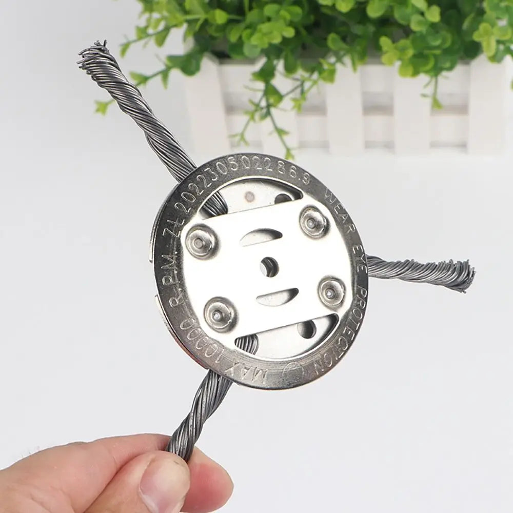 universal brush cutter head made of steel wire for brush cutters