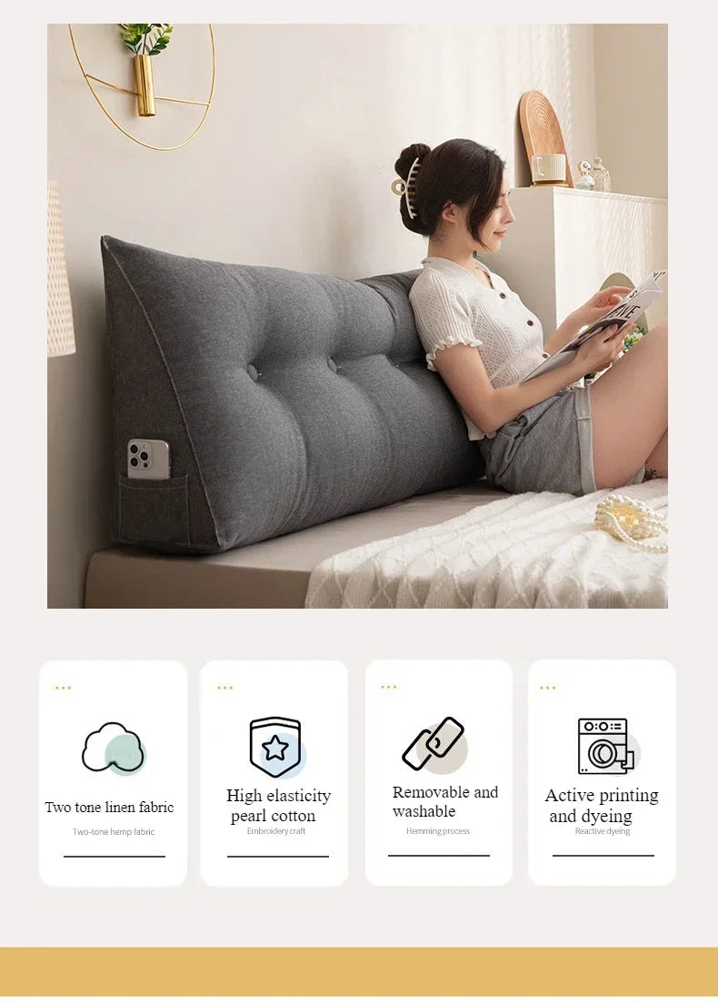 Luxury Chic Wedge Pillow
