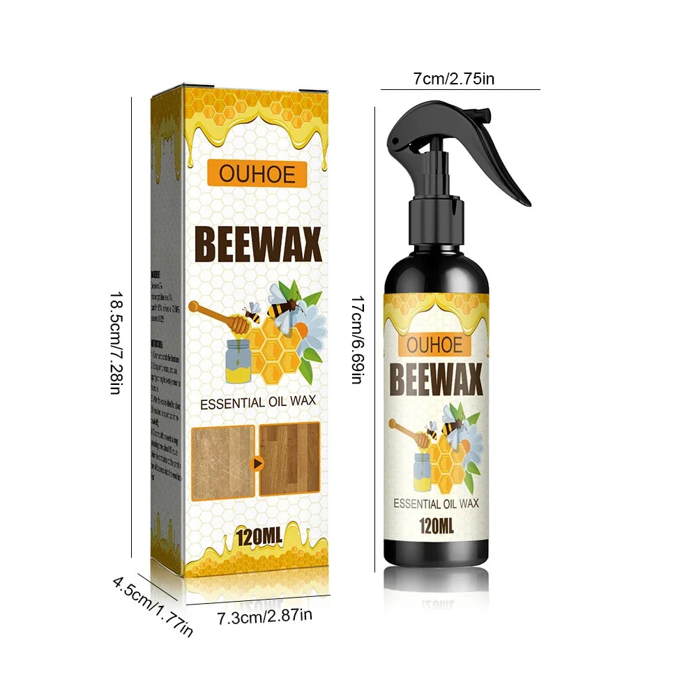 Beeswax spray Stain remover and protection for shine