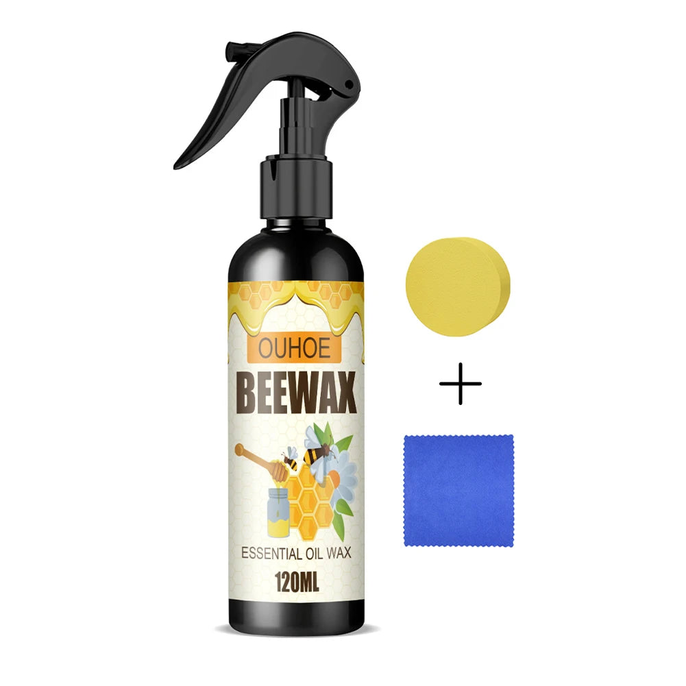 Beeswax spray Stain remover and protection for shine