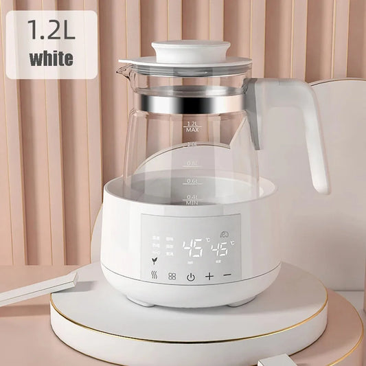 🍼 1.2L Smart Baby Kettle – 24H Thermostat Milk Warmer with Precise Temperature Control | 316L Stainless Steel
