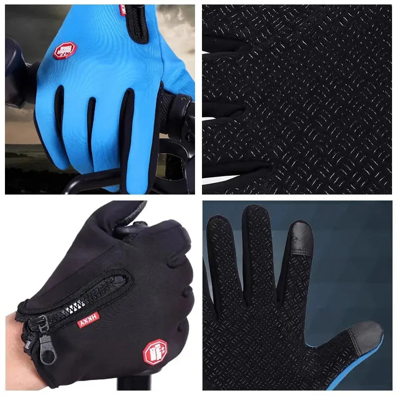 Thermal Gloves Warming Cycling Bike Ski Gloves for Men and Women