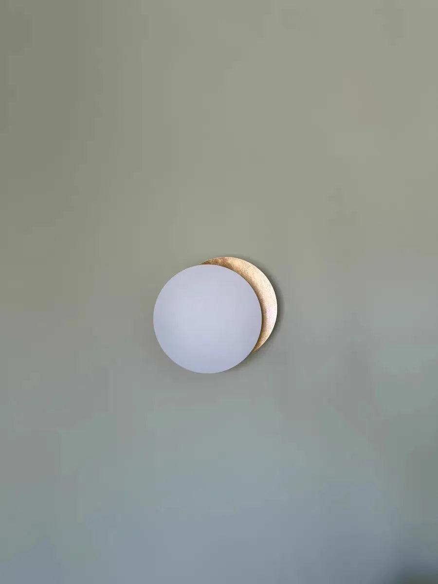 Wall Sconce - Modern Scandinavian Art in the shape of an eclipse