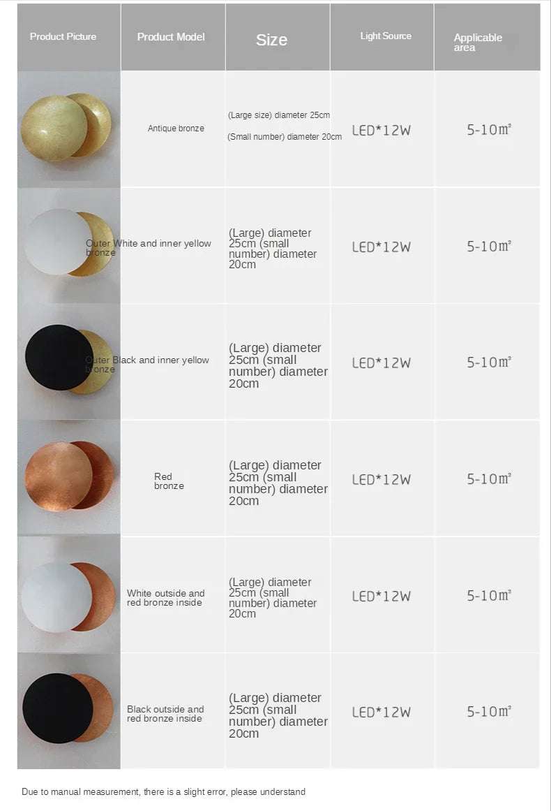 Wall Sconce - Modern Scandinavian Art in the shape of an eclipse