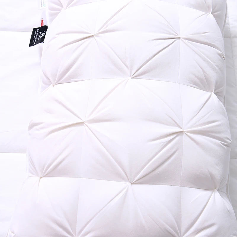 95% Goose Down Pillow for 5-Star Hotel Home,Pure Cotton Pillowcase,3D Bread Bedroom Sleeping Pillow,Adult Low-Mid-high almohadas