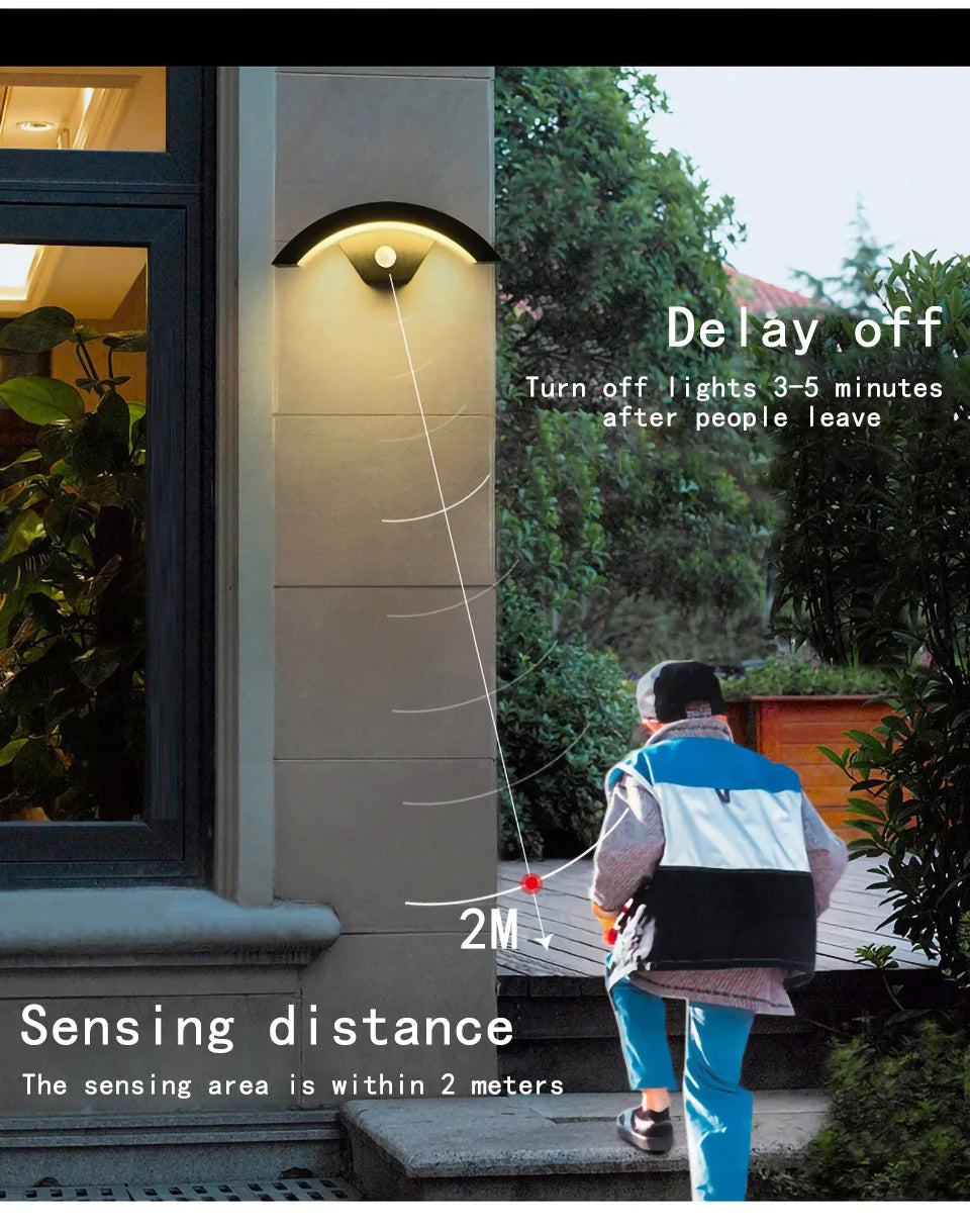 Motion Sensor Outdoor Wall Light