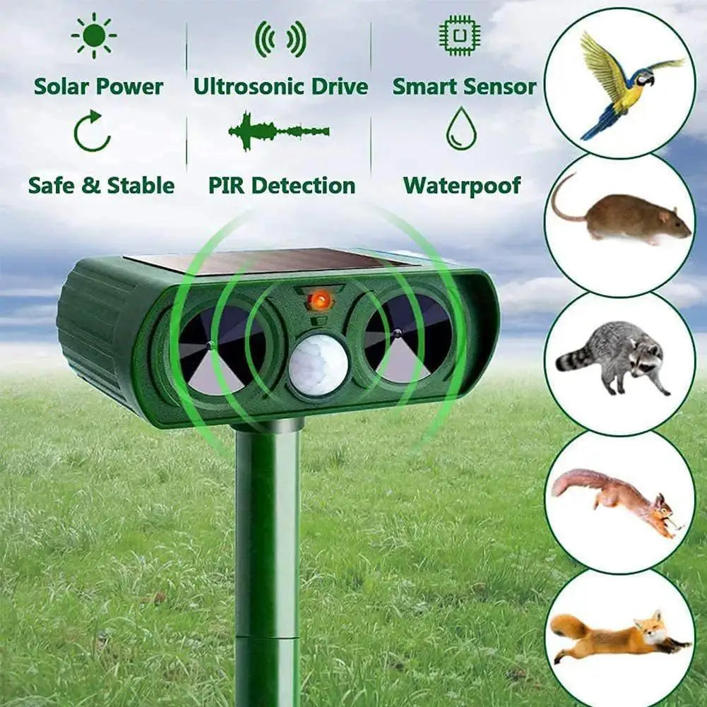Infrared Solar Powered Animal Pest Repeller