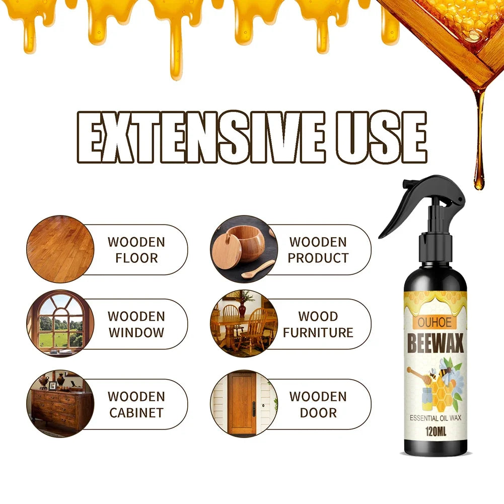 Beeswax spray Stain remover and protection for shine