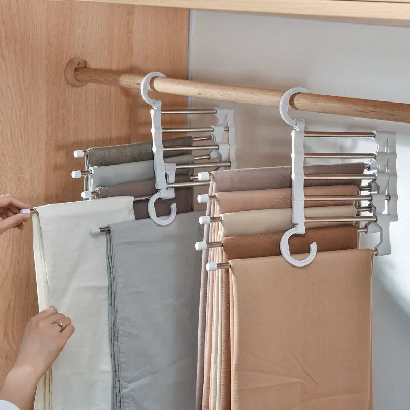 Multifunctional trouser rack