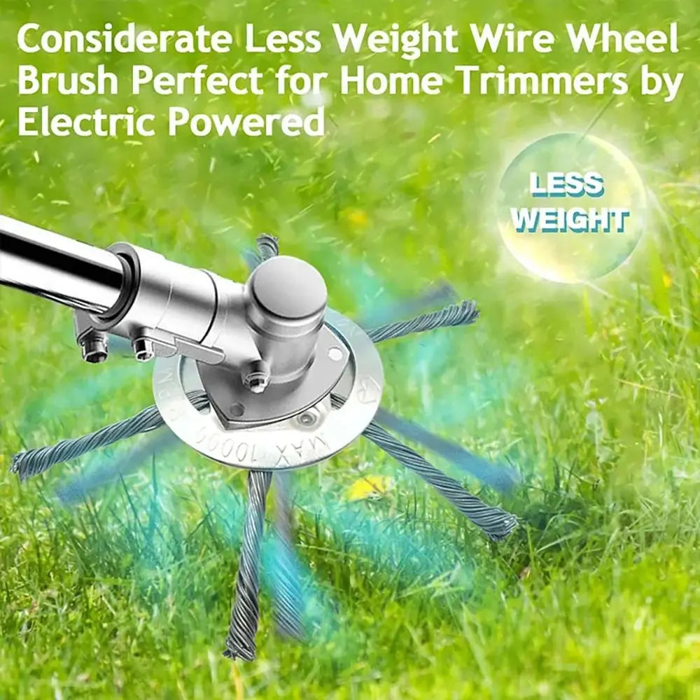 universal brush cutter head made of steel wire for brush cutters