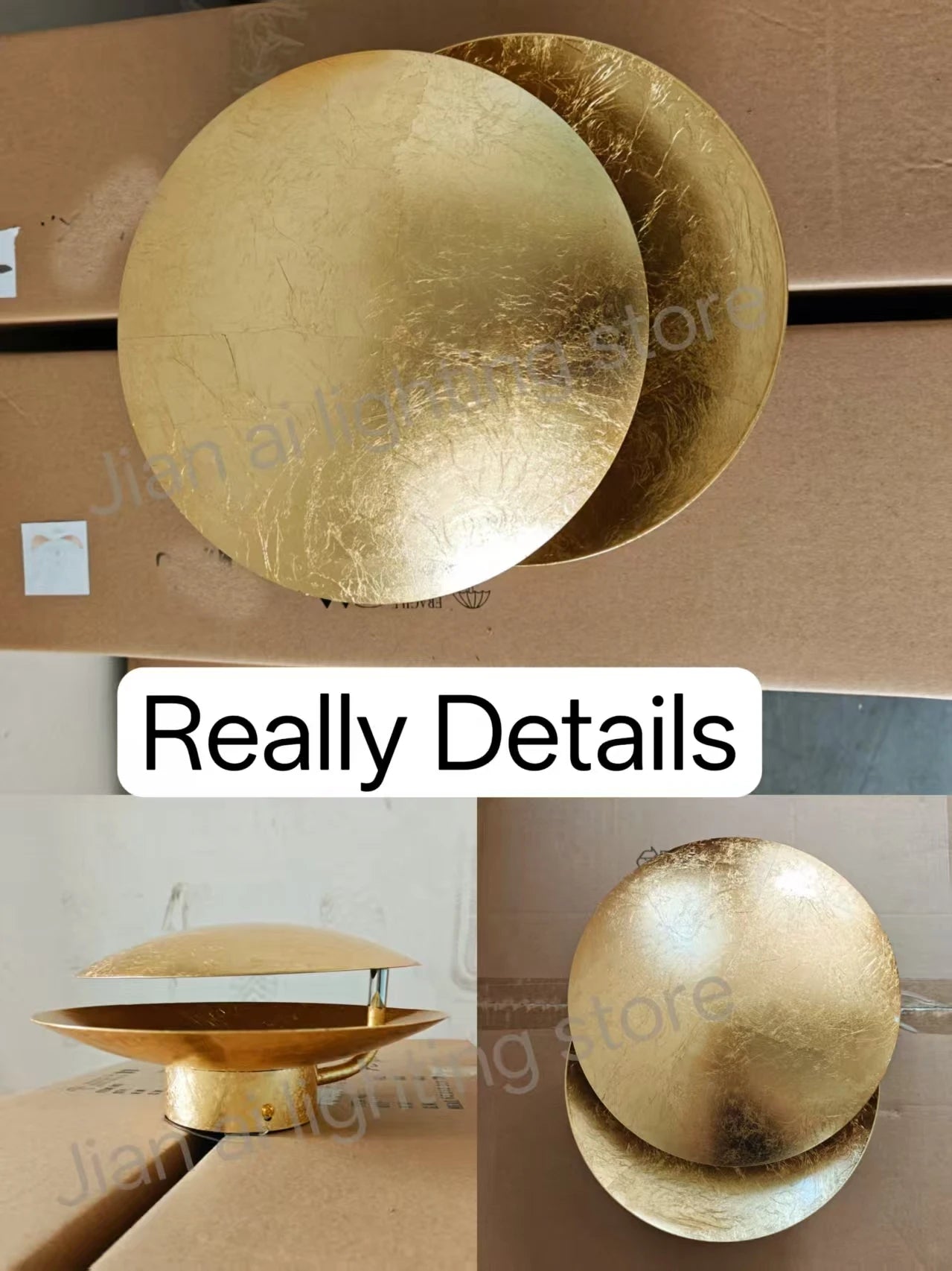 Wall Sconce - Modern Scandinavian Art in the shape of an eclipse