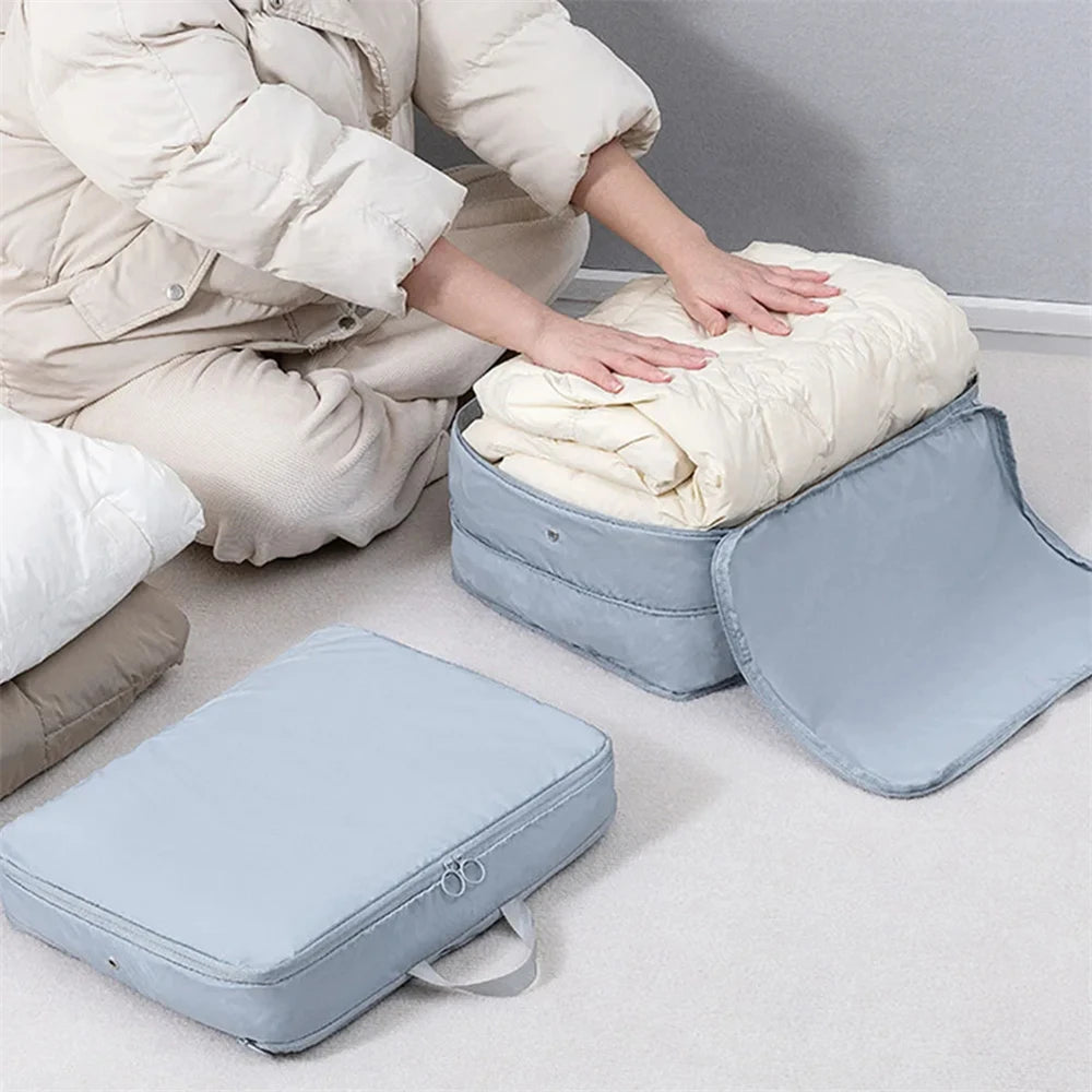 Compression storage bag