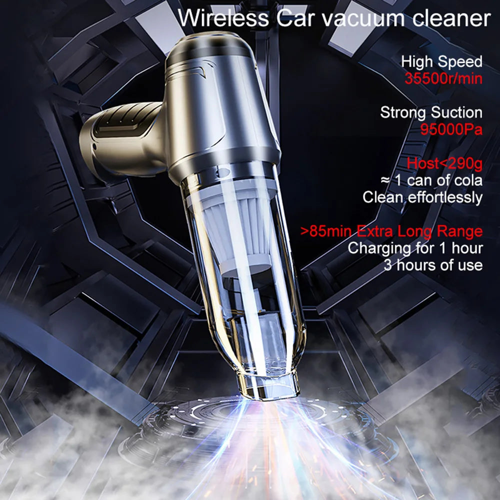 Ultimate Cordless Car Vacuum Cleaner - Strong Suction
