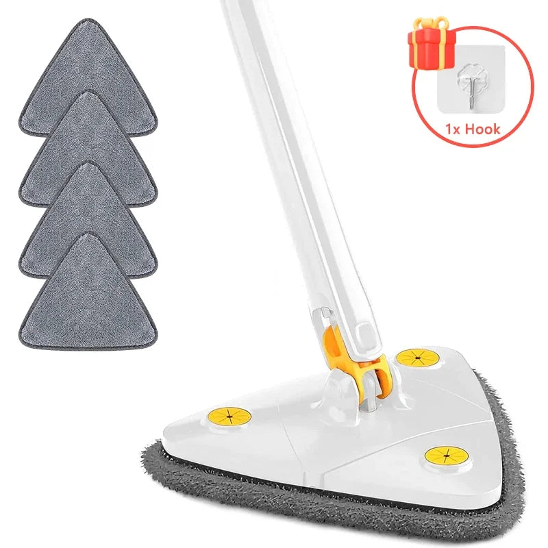 360° rotating triangular broom Powerful self-wringing