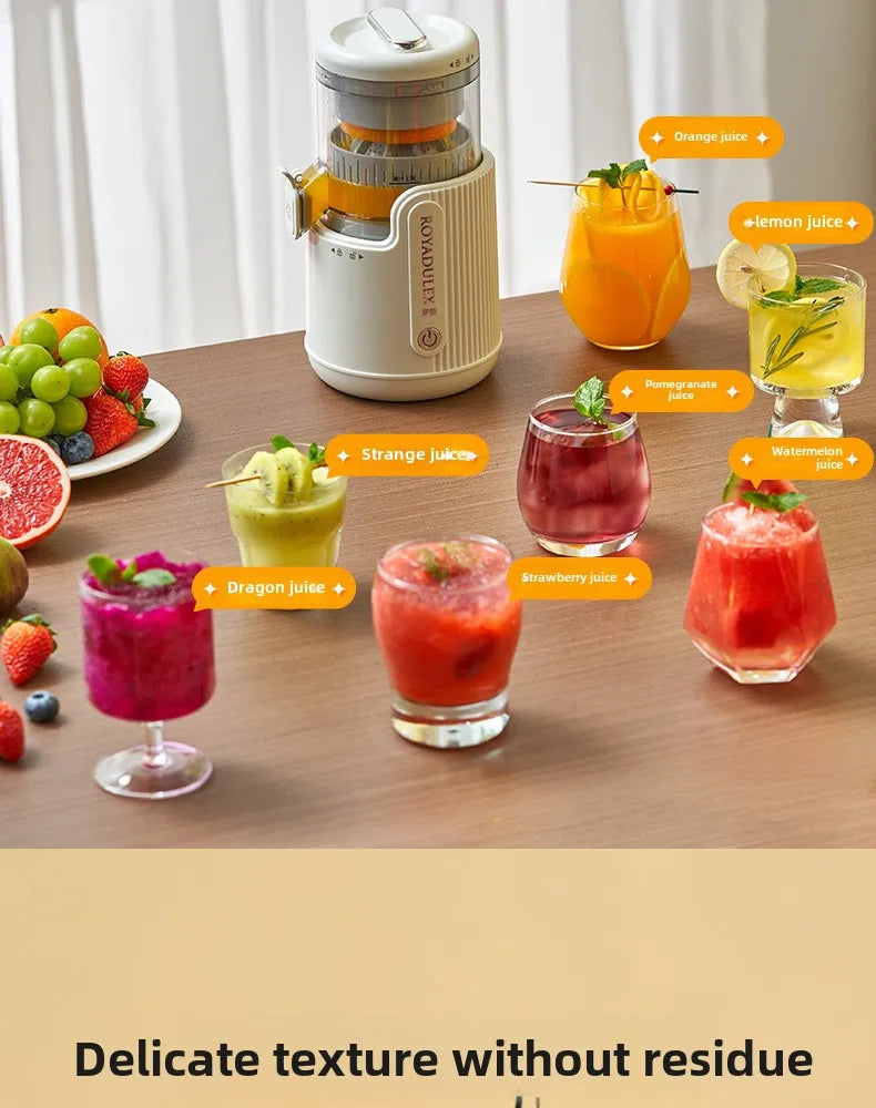 Extra-Large Orange Juicer – Whole Fruit Juice Extractor with Pulp Separation | Stainless Steel Vegetable Juicer for Home & Tea Shop