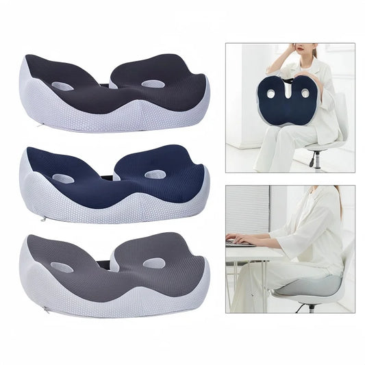 Adjustable Memory Foam Sit Bone Relief Seat Cushion