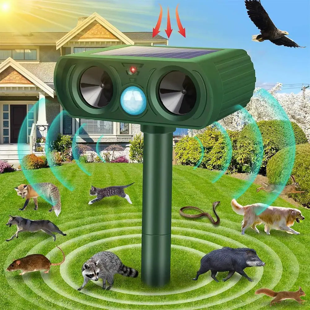 Infrared Solar Powered Animal Pest Repeller