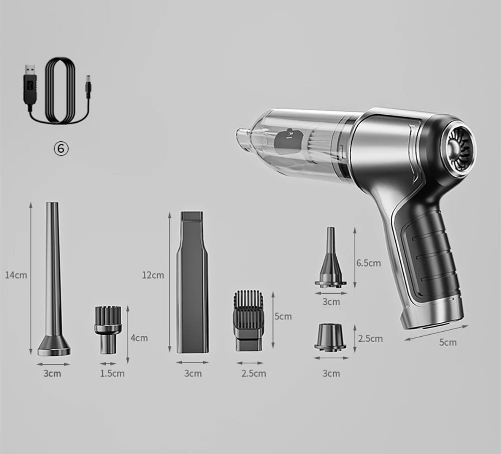 Ultimate Cordless Car Vacuum Cleaner - Strong Suction