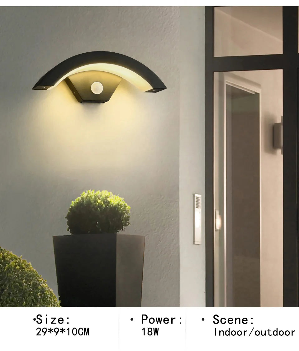 Motion Sensor Outdoor Wall Light