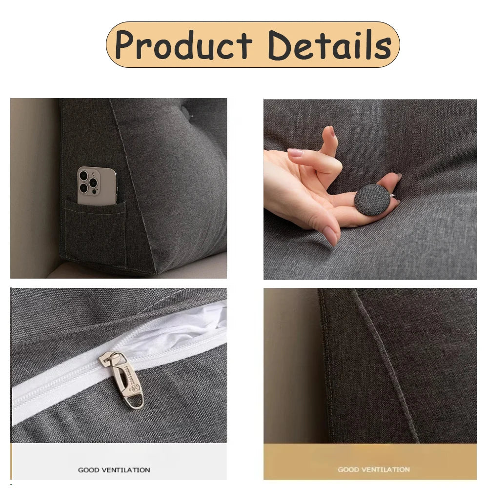Luxury Chic Wedge Pillow