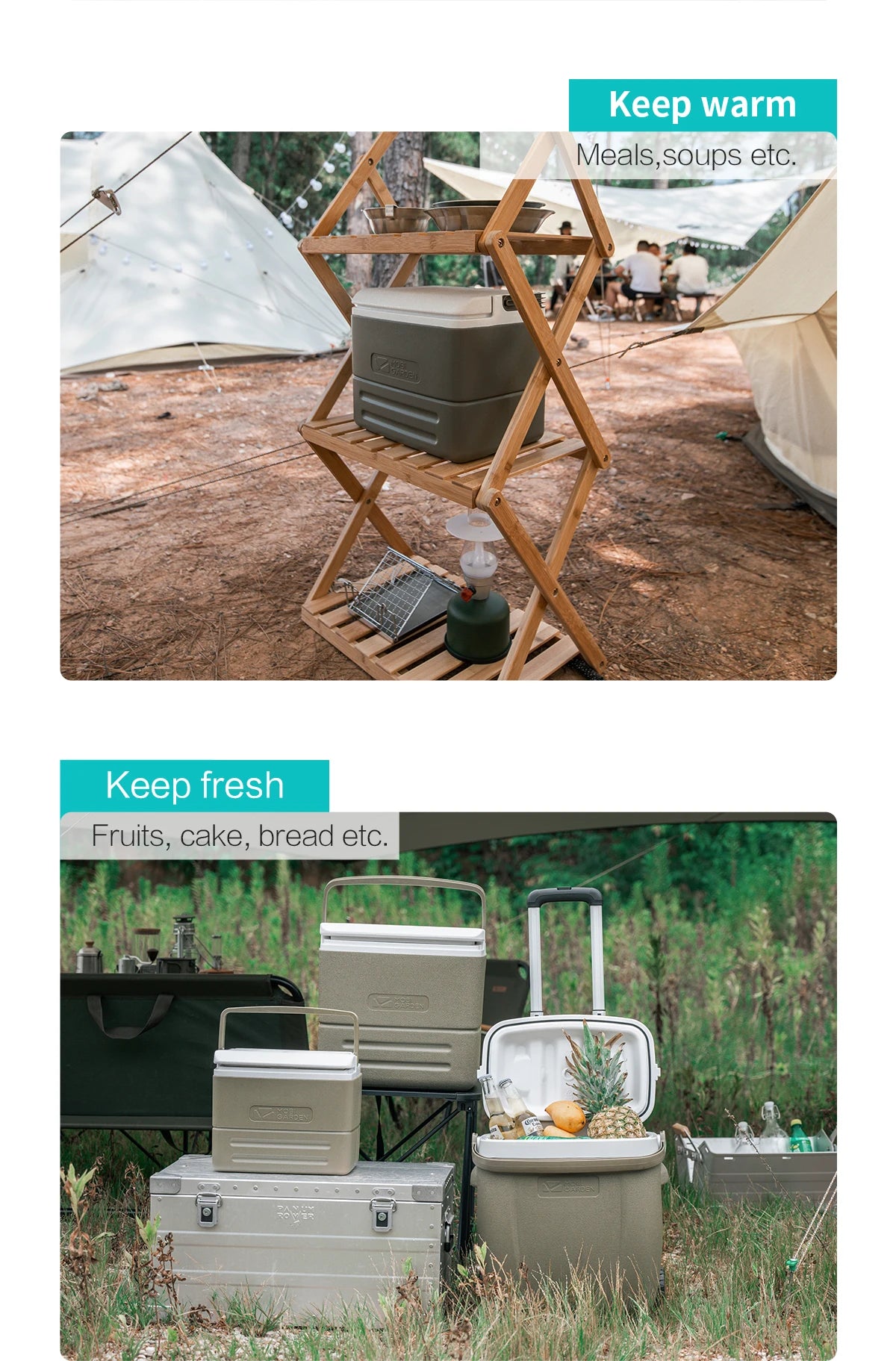 🧊 Camping Cooler Box – Heavy-Duty Portable Ice Chest for Outdoor Adventures