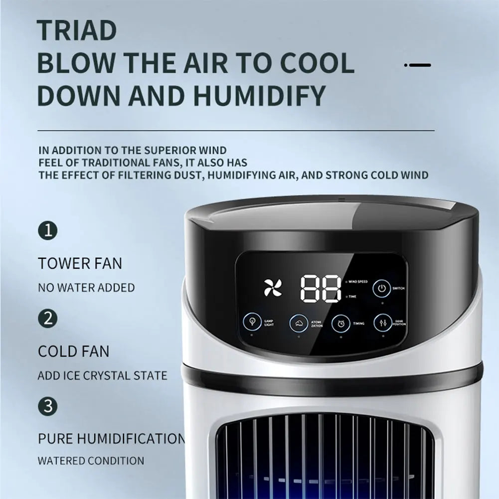 Portable Air Conditioner Stand Up Room Cooler Indoor AC Unit (Windowless)