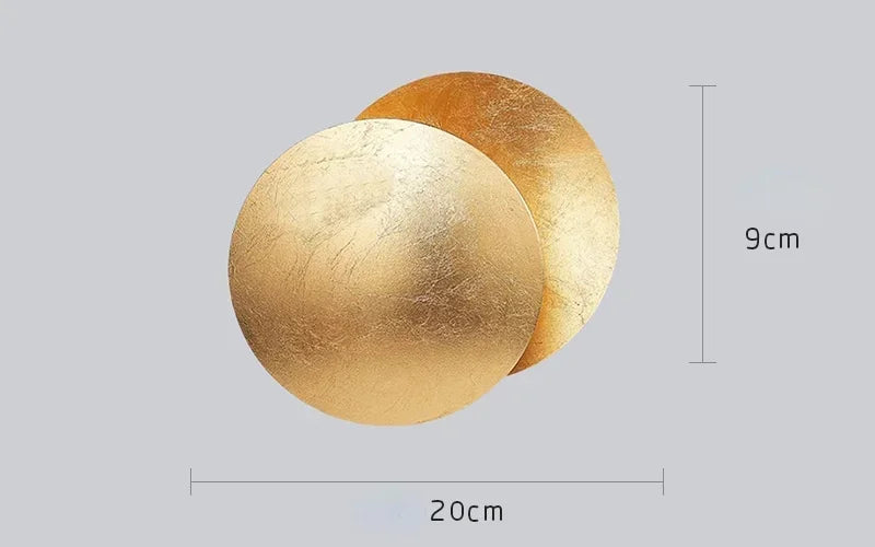 Wall Sconce - Modern Scandinavian Art in the shape of an eclipse