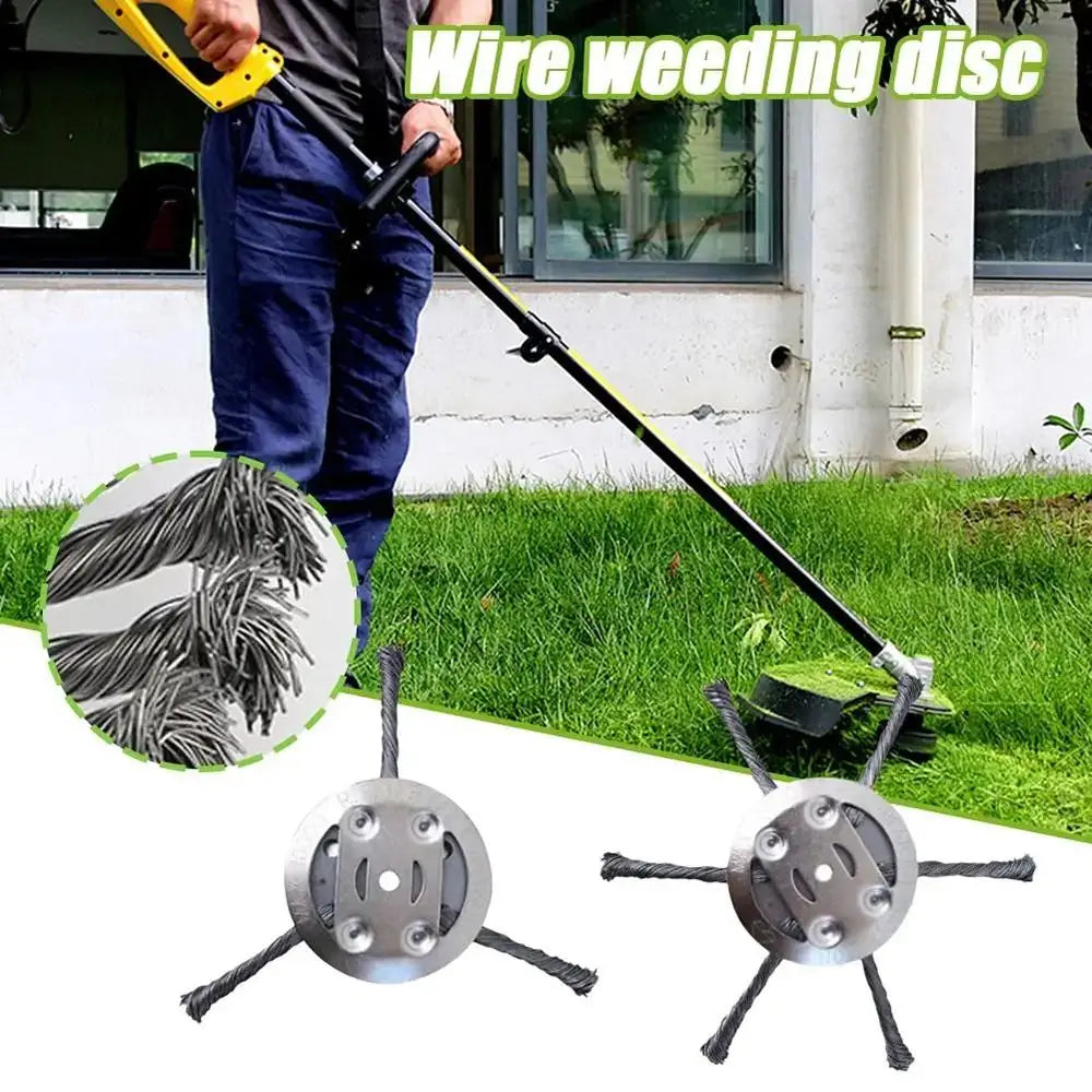 universal brush cutter head made of steel wire for brush cutters