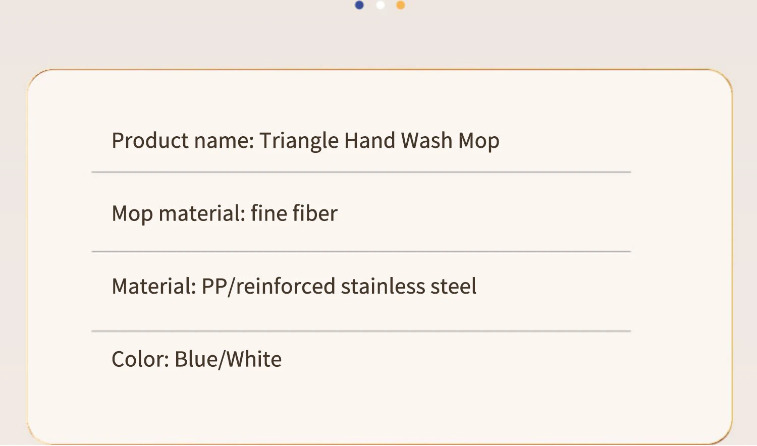 360° rotating triangular broom Powerful self-wringing