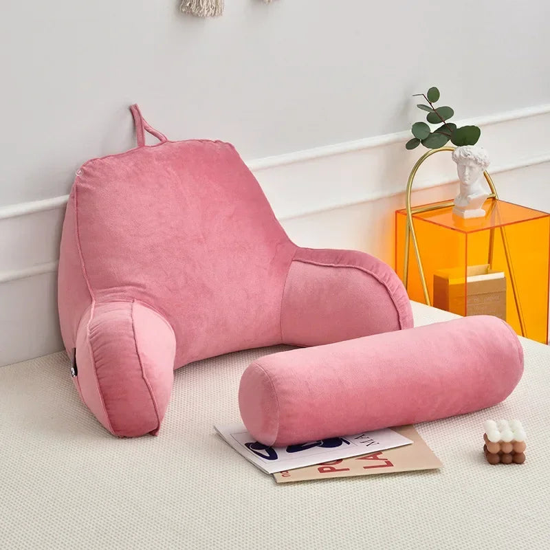 Backrest Pillow With Arms & Adjustable Headrest