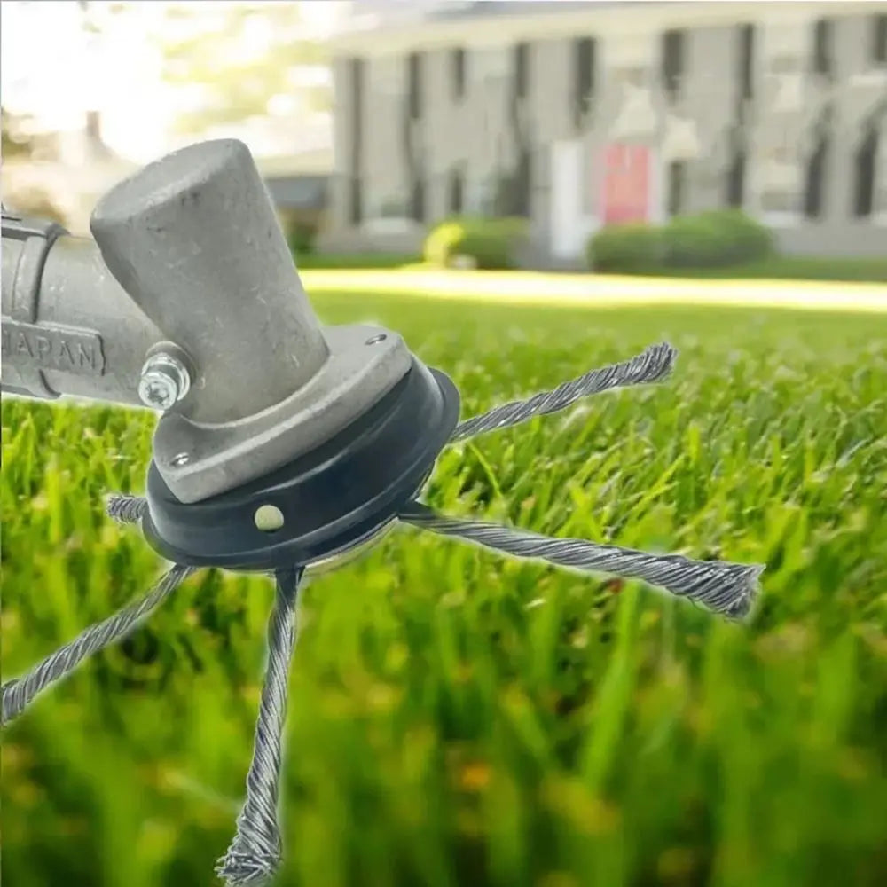 universal brush cutter head made of steel wire for brush cutters