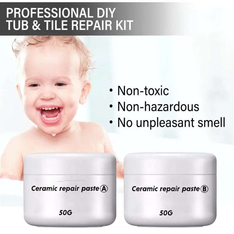 Effective ceramic repair paste Strong adhesive