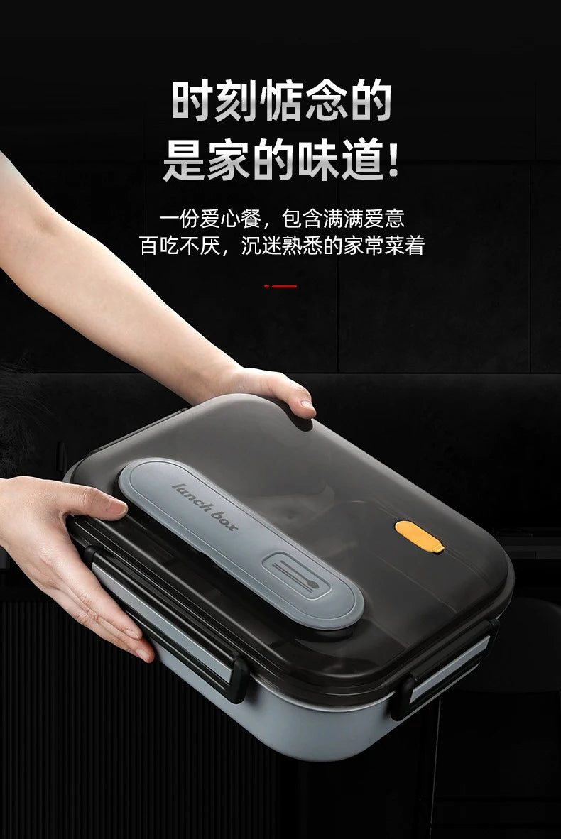 🥗 Stainless Steel Leak-Proof Lunch Box – 2800ML