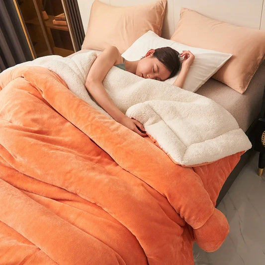 Warm and luxurious fleece blanket