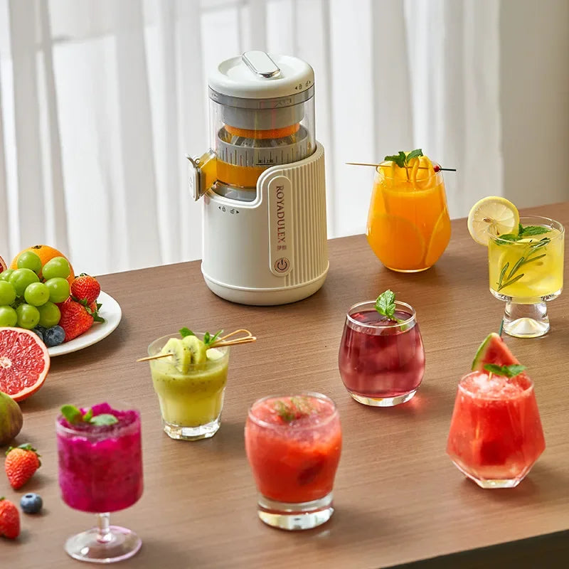 Extra-Large Orange Juicer – Whole Fruit Juice Extractor with Pulp Separation | Stainless Steel Vegetable Juicer for Home & Tea Shop