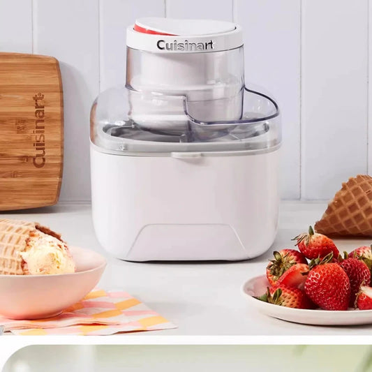 🍨 Ice Cream Maker – Automatic| Smoothie White | 500ml