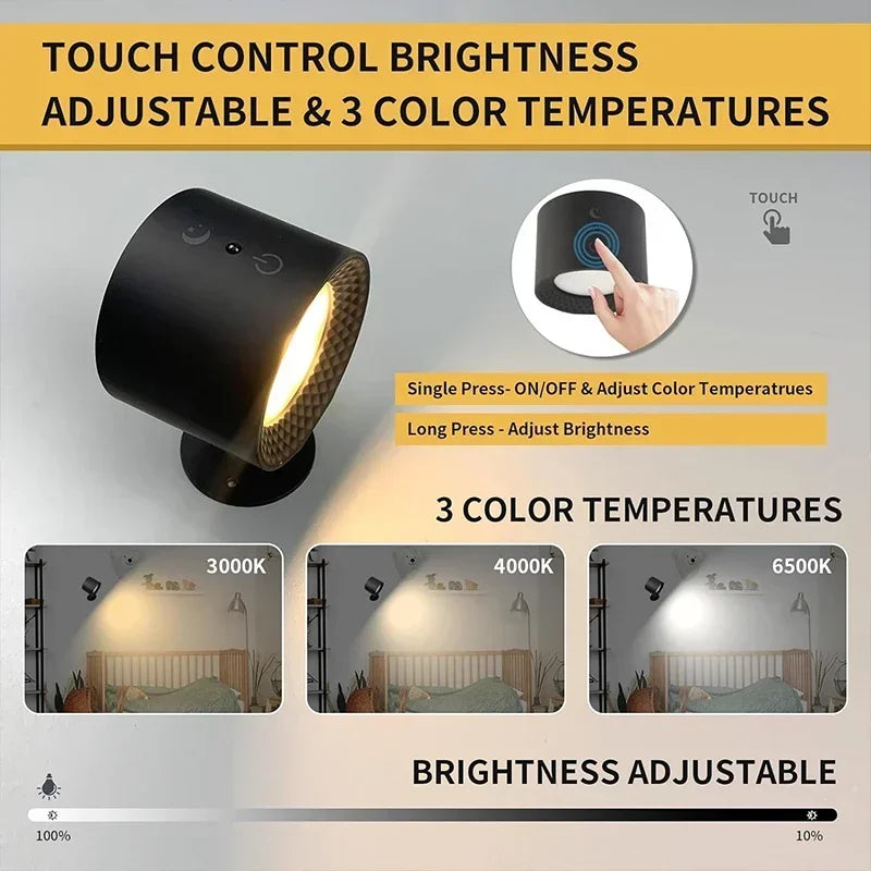 Modern Wireless 360° LED Lamp